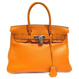 Hermès-Clemencia Birkin 30-Naranja