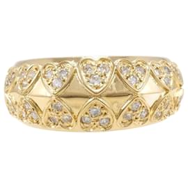 & Other Stories-18K Diamond Heart Ring-Golden