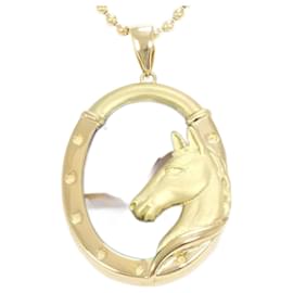 & Other Stories-18K Cameo Horse Necklace-Golden