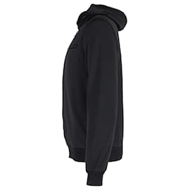 Prada-Prada-Kapuzenjacke mit Reißverschluss aus schwarzem Polyester-Schwarz