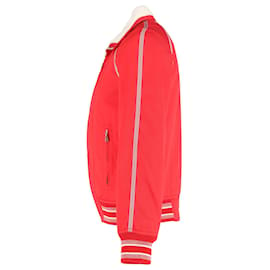 Louis Vuitton-Louis Vuitton-Jacke mit Reißverschluss aus roter Baumwolle-Rot