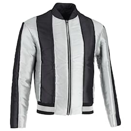 Balenciaga-Balenciaga Panelled Bomber Jacket in Multicolor Polyester-Multiple colors