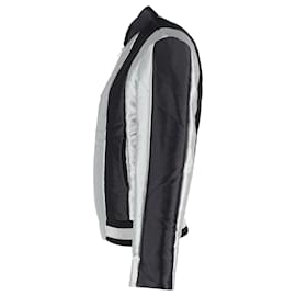 Balenciaga-Jaqueta bomber com painéis Balenciaga em poliéster multicolorido-Outro,Impressão em python