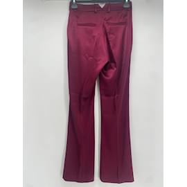 DMN-DMN  Trousers T.fr 36 polyester-Dark red