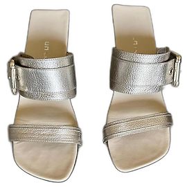 hellgoldene Sandalen Loop Buckle United Nude T. 37 Silber Golden