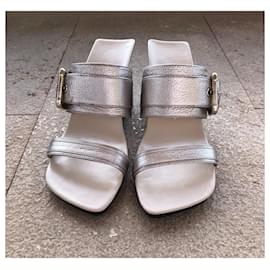 United Nude-light gold sandals Loop Buckle United Nude T. 37-Silvery,Golden