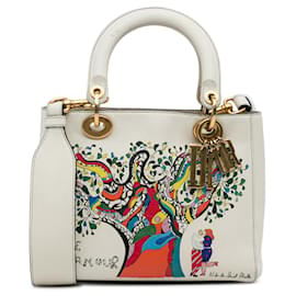 Dior-Dior Blanc x Niki de Saint Phalle Medium Lady Dior-Blanc