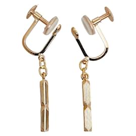 & Other Stories-18k Gold Stick Drop Earrings-Golden