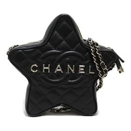 Chanel-Croisière 2024 Sac à bandoulière Matelasse Star AS4579-Noir