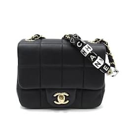Chanel-Cruise 2023 Chocobar Mini Flap Bag-Black