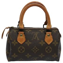 Louis Vuitton-LOUIS VUITTON Monogram Mini Speedy Hand Bag M41534 LV Auth 60330-Monogram