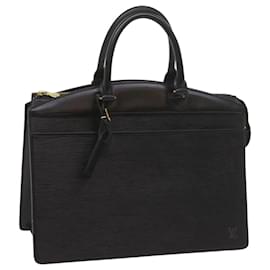Louis Vuitton-Bolsa de mão LOUIS VUITTON Epi Riviera Noir preta M48182 LV Auth yk9542-Preto