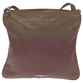 Prada-PRADA Shoulder Bag Nylon Purple Auth bs10265-Purple