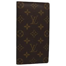 Louis Vuitton-LOUIS VUITTON Monogram Porte Valeurs Cartes Credit Wallet M61823 LV Auth 61118-Monograma