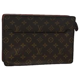Louis Vuitton-LOUIS VUITTON Monogram Pochette Homme Clutch Bag M51795 LV Auth am5313-Monogram