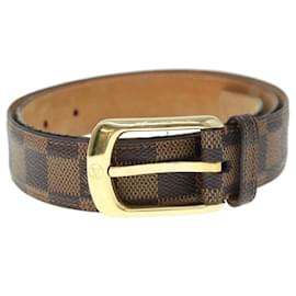 Louis Vuitton-LOUIS VUITTON Damier Ebene Ceinture Ellipse Belt 27.6"-35.4" M6995 Auth ar10898-Other