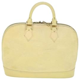 Louis Vuitton-LOUIS VUITTON Epi Alma Hand Bag Cream Vanilla M5214A LV Auth 60297-Other,Cream