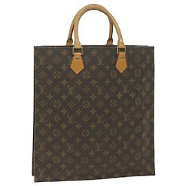 LOUIS VUITTON Monogram Sac Plat Bolsa M51140 LV Auth th4339 Monograma