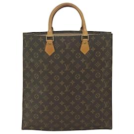 Louis Vuitton-LOUIS VUITTON Monogram Sac Plat Handtasche M51140 LV Auth th4339-Monogramm