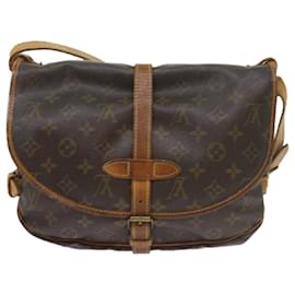 Louis Vuitton-Louis Vuitton Monogram Saumur 30 Shoulder Bag M42256 LV Auth 58986-Monogram