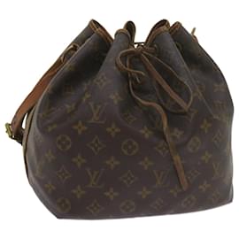 Louis Vuitton-LOUIS VUITTON Monogram Petit Noe Shoulder Bag M42226 LV Auth 60241-Monogram