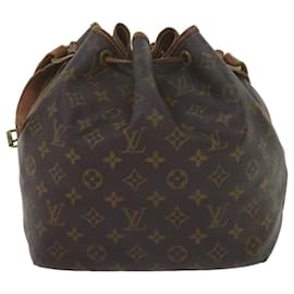 Louis Vuitton-LOUIS VUITTON Monogram Petit Noe Shoulder Bag M42226 LV Auth 60241-Monogram