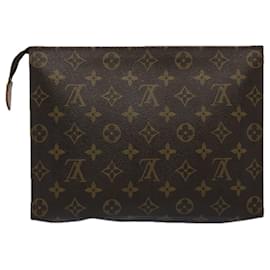 Louis Vuitton-Toilette Poche Monogram Louis Vuitton 26 Pochette M47542 LV Auth am5266-Monogramme