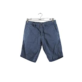 Moncler-Cotton sports shorts-Blue