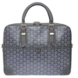 Goyard-GOYARD Bag in Gray Canvas - 101596-Grey