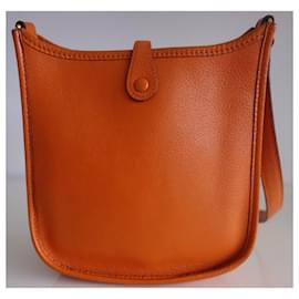 Hermès-Hermes Evelyne Tpm orange bag-Orange