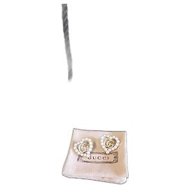 Orecchini Gucci GG oro metallo Gold hardware