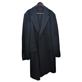 Gucci Black Wool Coat Men Black