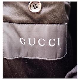 Gucci-Men Coats Outerwear-Black