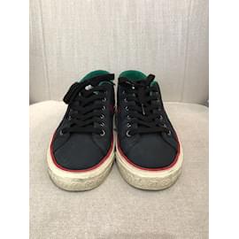 Gucci-GUCCI  Trainers T.eu 42 cloth-Blue