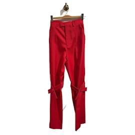 Bottega Veneta-BOTTEGA VENETA  Trousers T.fr 36 cotton-Red