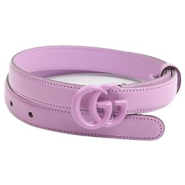 GUCCI Gürtel cm 70 Leder Pink