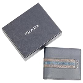 Prada-PRADA Kleine Taschen, Geldbörsen und Etuis Leder-Marineblau