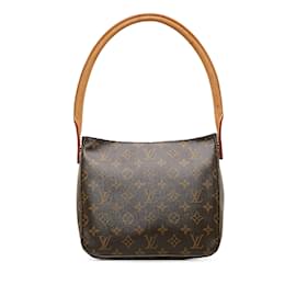 Louis Vuitton-Bolso de hombro MM con lazo y monograma de Louis Vuitton marrón-Castaño