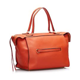 Céline-Orange Celine Small Ring Handbag-Orange