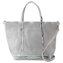 Vanessa Bruno-Cabas S Shopper Bag - Vanessa Bruno - Linen - Grey-Grey
