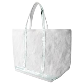 Vanessa Bruno-Cabas L Shopper Bag - Vanessa Bruno - Linen - Grey-Grey