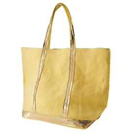 Vanessa Bruno-Cabas L Shopper Bag - Vanessa Bruno - Linen - Fresh Butter-Yellow