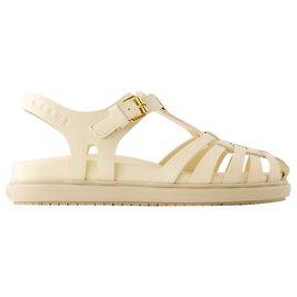 Calzature Sandals - Marni - Leather - White White