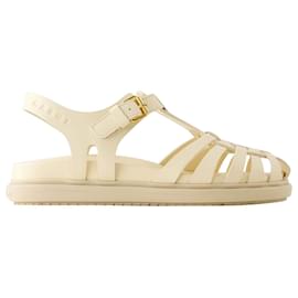 Marni-Sandali Calzature - Marni - Pelle - Bianco-Bianco