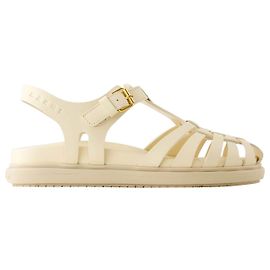 Calzature Sandals - Marni - Leather - White White