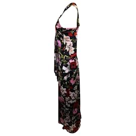 Erdem-Erdem Anora Cold-Shoulder Gown in Floral Print Silk -Other