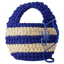 JW Anderson Borsa cestino per popcorn - J.W. Anderson - Cotone - Blu/White Blu