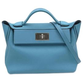 Hermès-togo 24/24 - 29 Tasche-Blau