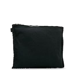 Hermès-Toile Bora Bora Pouch-Black