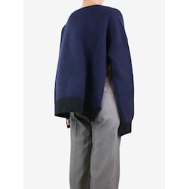Marni-Jersey de lana azul oscuro - talla UK 10-Azul
